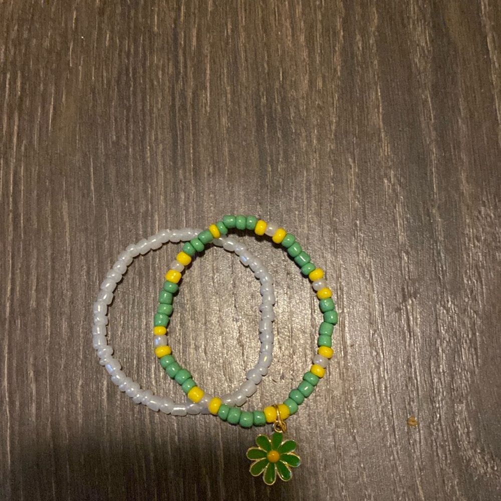 Bracelets I made them myself they are handmade.